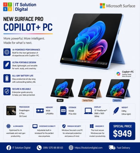 Microsoft surface Pro, Copilot+PC