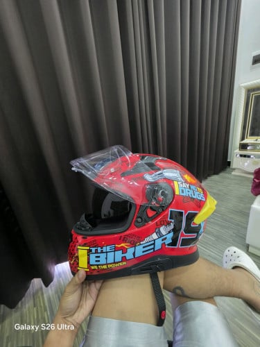 sell full face helmet  size L wear 3 time only