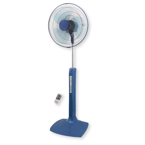 SF1605LRSE-NB Brand KHIND, 16" stand fan, remote control, Navy Blue, 1 year warranty