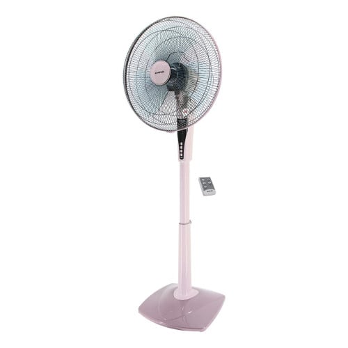 SF1816JR-SL, Brand KHIND, 18" stand fan, remote control, sweet lavender(SL), 1 year warranty