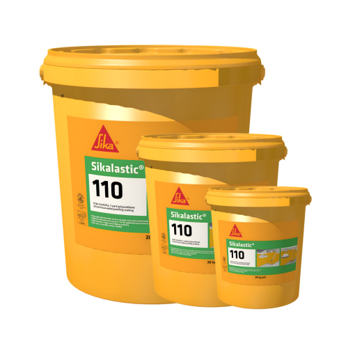 Sikalastic®-110 20KG សារធាតុលាបការពារជម្រាបទឹក PU Bitumen ដែលមានភាពយឺតបត់ខ្ពស់