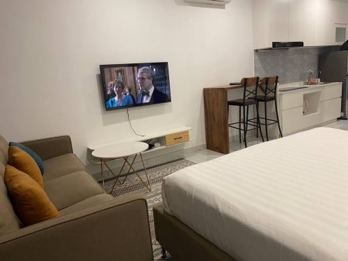 Studio room at Chroy Chongvar for rent