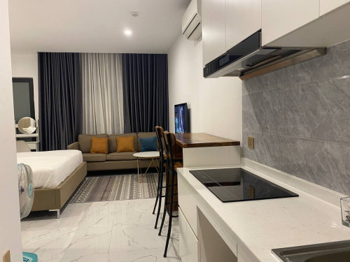 Studio room at Chroy Chongvar for rent