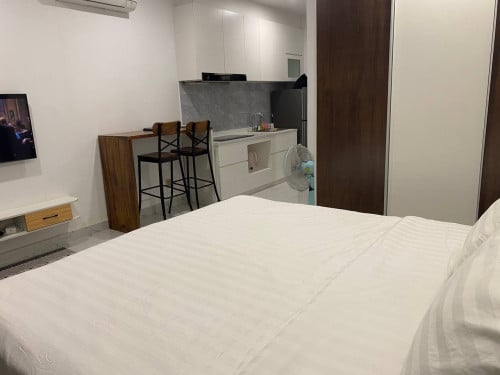 Studio room at Chroy Chongvar for rent
