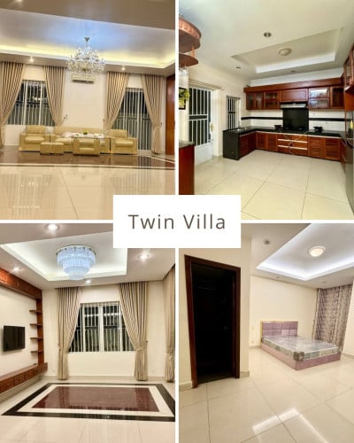 Twin Villa 7 bedrooms for rent Near Orkide St 2004