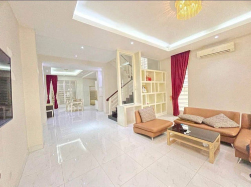 Twin Villa for rent in Borey Orkide 2004