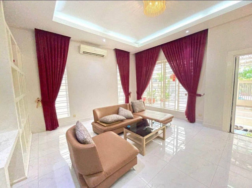 Twin Villa for rent in Borey Orkide 2004