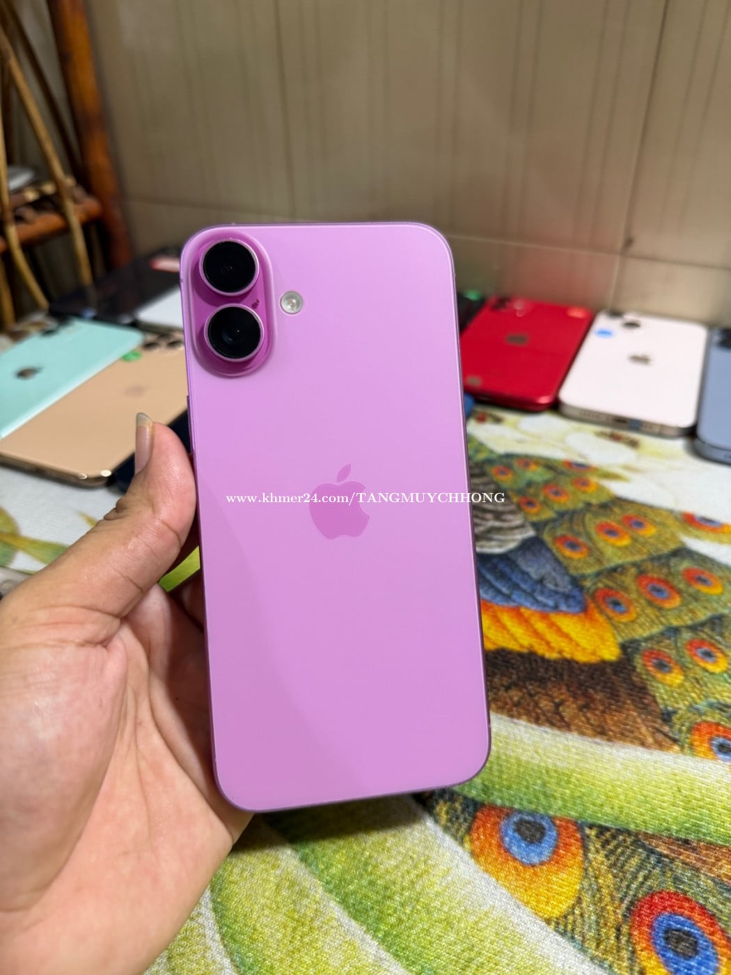 iPhone 16 Plus LLA 512G សំណុំសុីនណែន ស្អាត លក់615$