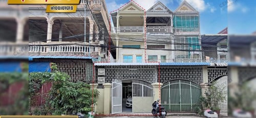 ផ្ទះលក់ក្បែស្តុប24ម៉ោងផ្លូវហាន់ណូយផ្លូវវាងស្តុបបឹងបៃតងទៅស្តុបសំរោងអណ្តែតបត់ចូលពីផ្លូវធុំហ៊ានណយ100ម