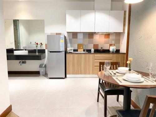 🌃Service apartment in TTP area available for rent now 550$|month