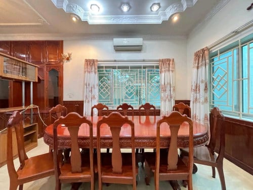 🏡 Borey Chamkarmon | Spacious 3+1BR Villa for Rent in Prime Phnom Penh Location