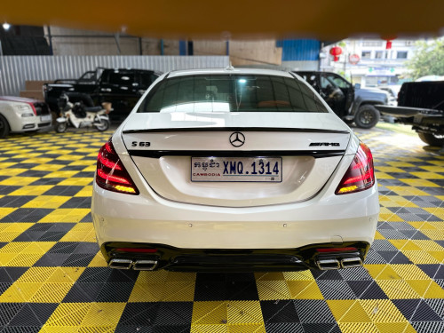 🔥 Mercedes Benz S400L 2014 Upgraded S63 AMG Full OptionWhite on Black 🤍🖤
