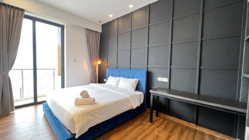 1 bed rent $500 service apartment free cleaning 2/1 week