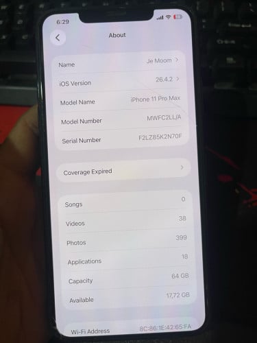 11pro max សុំនុំស្រុីន