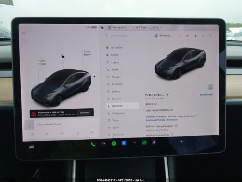 2021 Tesla Model Y Standard Range Rear-Wheel Drive 49084mi