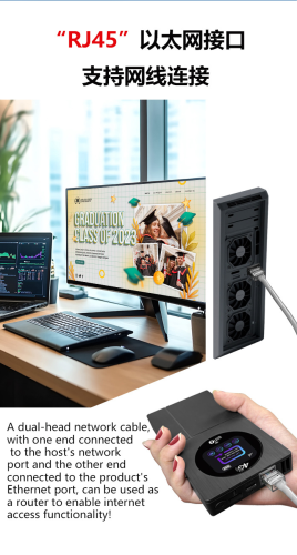 WiFi ប្រើស៊ីម4Gចល័តបានគ្រប់ទីកន្លែងទំហំថ្ម10000mAh