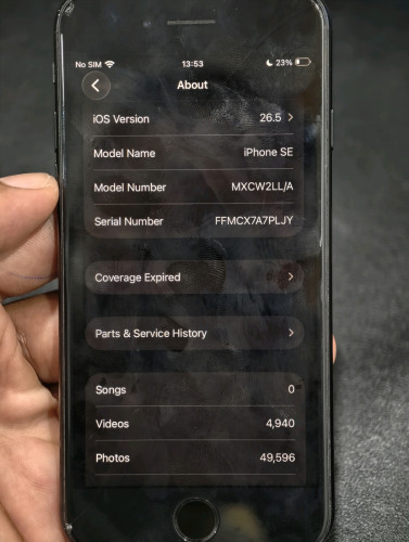 iPhone SE2 128GB ទូរស័ព្ទតូចងាយស្រួលដាក់តាមខ្លួន sim2 sim and esim