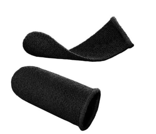 Mobile gaming finger-sleeves