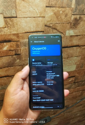 OnePlus 9pro ក្រុមហ៊ុន 256G Ram 16G សានុំសុីនស្អាត 98% ដាច់ 95$