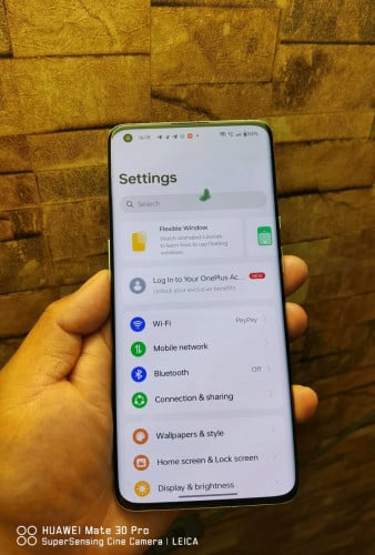 OnePlus 9pro ក្រុមហ៊ុន 256G Ram 16G សានុំសុីនស្អាត 98% ដាច់ 95$