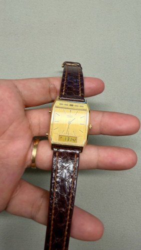 Original Ultra Rare Vintage SEIKO Tank Hybrid Ana-Digi Front-Facing Speaker SGP