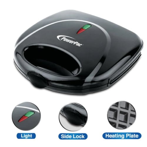 Waffle maker, 2 Slice Waffle Maker with Non-stick coating plate