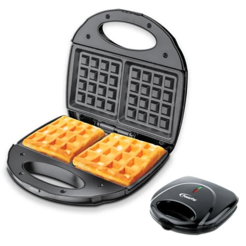 Waffle maker, 2 Slice Waffle Maker with Non-stick coating plate
