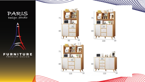 " Paris Design Studio " shelf, kitchen counter, kitchen cabinet, dish rack