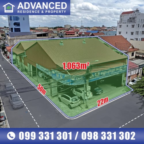 🏠 ដី និង ផ្ទះ (កែង) នៅជិតផ្លូវ271 ត្រូវការលក់បន្ទាន់ខ្លាំង (កូដ៖ A03-055540)