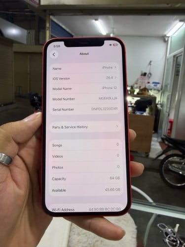 12 64G អេក្រង់ហ្សុីន