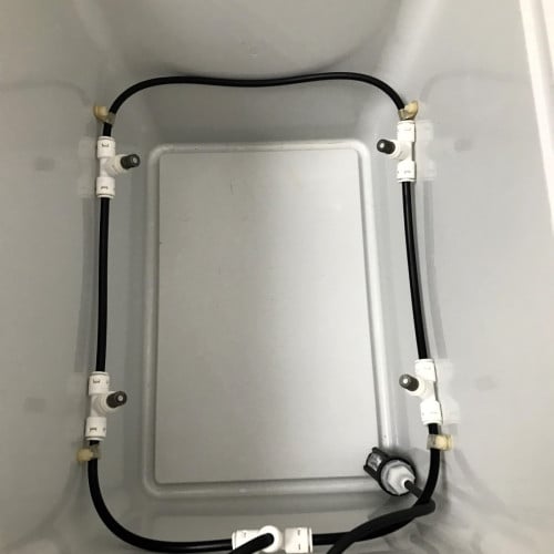 Complete 16‑Site Aeroponic Cloner Set — Pump, Sprayers, Sponges Included