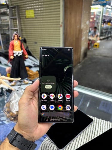 Google pixel6Pro 128G Ram12G Sim2 ESIM ម៉ាសុីមអេក្រង់ស្រុីន បែកខ្នង