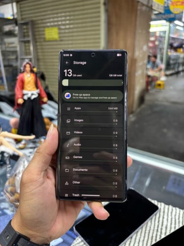 Google pixel6Pro 128G Ram12G Sim2 ESIM ម៉ាសុីមអេក្រង់ស្រុីន បែកខ្នង