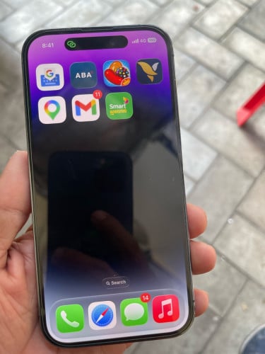 iPhone 14Pro តូច 128Gb ZA Sim2 Purple 98%