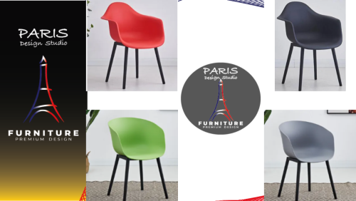Paris Design Studio » chair, cafe decoration, Chair with armrests.