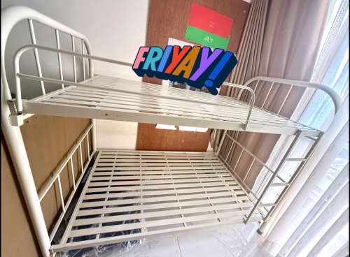 Pre-loved Metal Bunk Bed (1.2m) for Sale!