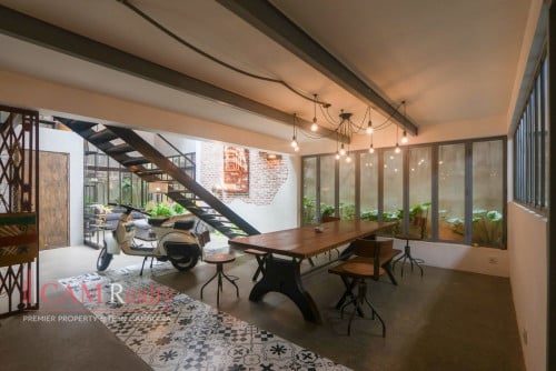 Renovated 3 Bedroom Townhouse For Rent in Tonle Basak