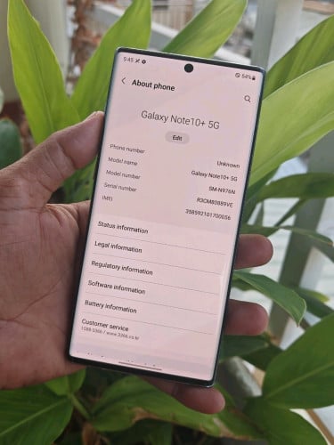 Samsung Note10+ 12g/256_Korea(វៃដូរបាន)👉$185