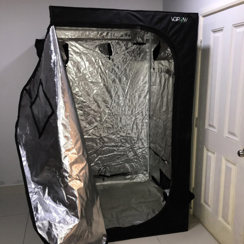 VGROW Grow Tent Pro 48"x48"x80" (120×120×200 cm) — Premium Indoor Grow Tent
