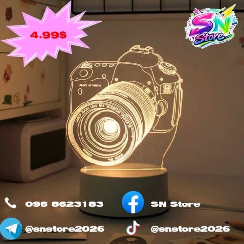 អំពូលបំភ្លឺពេលរាត្រីបែប3D