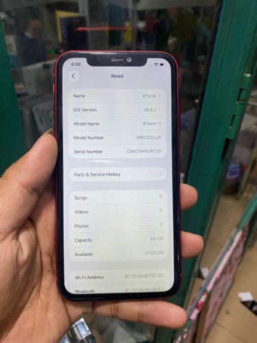 📥Iphone 11 64G អេក្រង់ថ្មីអត់ស្គេនលក់1xx$(ទីតាំងភ្នំពេញជិតវេងស្រេង) ចាប់អារម្មណ៍អាចមកមើលផ្ទាល់