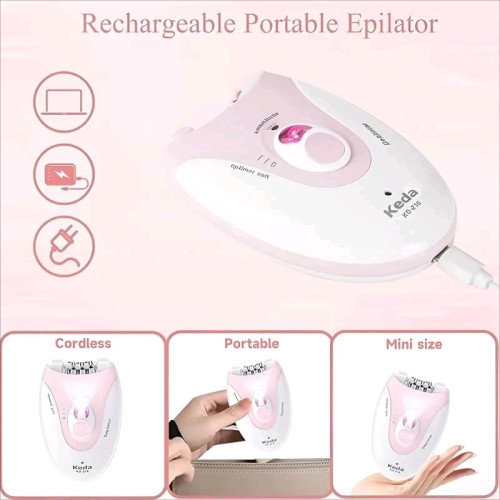 ម៉ាស៊ីនដករោម Women Epilator Facial Hair Remover Bikini Trimmer