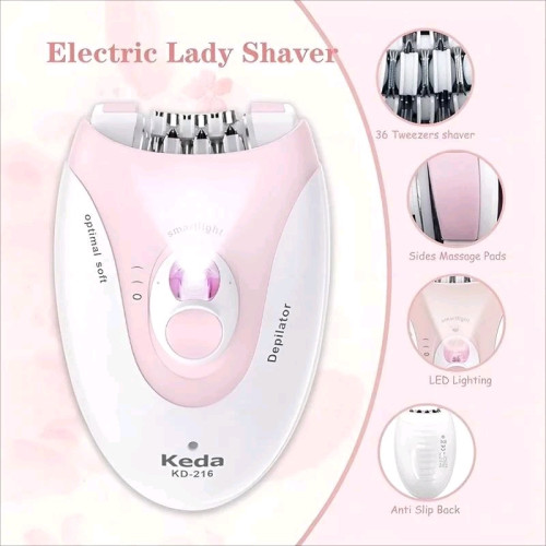 ម៉ាស៊ីនដករោម Women Epilator Facial Hair Remover Bikini Trimmer