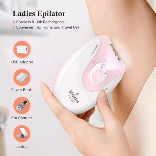 ម៉ាស៊ីនដករោម Women Epilator Facial Hair Remover Bikini Trimmer