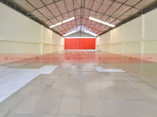 500 Sqm Warehouse For Lease On A Sub-Business Road In Steung Meachey