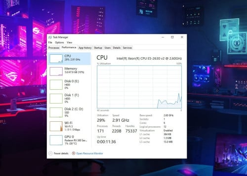 Dell Precision T3610 xeon E5-2630v2 12 CPUs