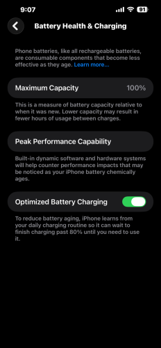 iPhone13 Pro Max ថ្ម100%