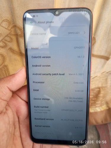 Oppo a31 40$ 060208508 telegram ក្រុងសៀមរាប