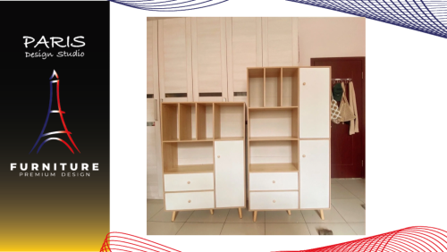 Paris Design Studio » Minimalist storage cabinet.