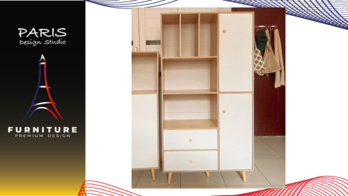 Paris Design Studio » Minimalist storage cabinet.